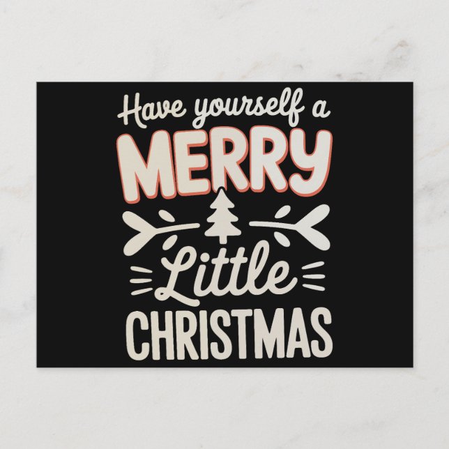 Ha Dig En God Jul Xmas Helg Vykort (Framsida)