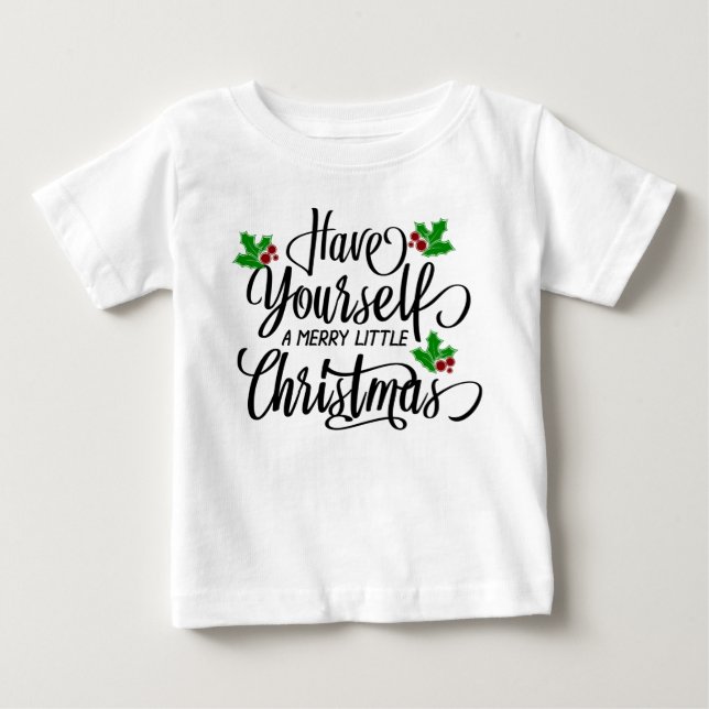 Ha dig en riktigt glad jul t shirt (Framsida)