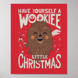 Ha dig en Wookiee-liten jul Poster