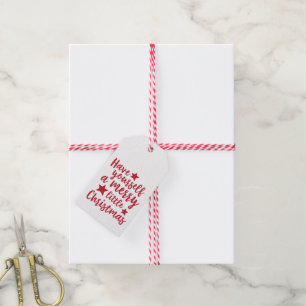 Ha dig glad lite juletiketter presentetikett