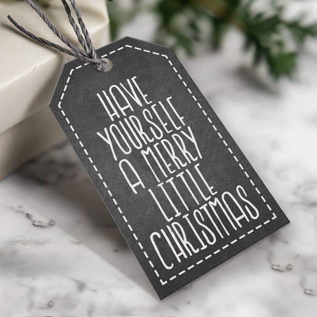 Ha din egen lilla julklapp. presentetikett (Custom Christmas Gift Tag)