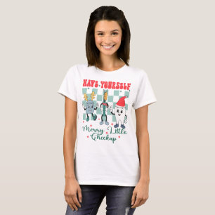 Ha din egen Merry Little Checkup Julafton Dental T Shirt