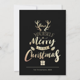 Ha din egen Merry Little jul Guld Black