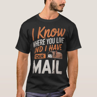 Ha din post Postkontor brevbärare brevbärare T Shirt