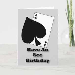 Ha en Ace Birday Kort