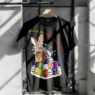 Ha en äggstyrd Påsk! Påskhare Eggs T Shirt