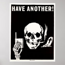 HA EN ANNAN SÄKER dödsstötande antirökannons Poster