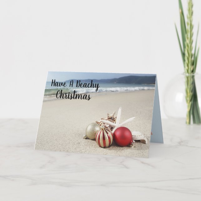 Ha en Beachy-jul Helgkort (Framsida)