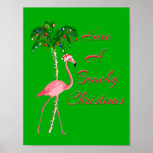 Ha en Beachy-julklapp Poster