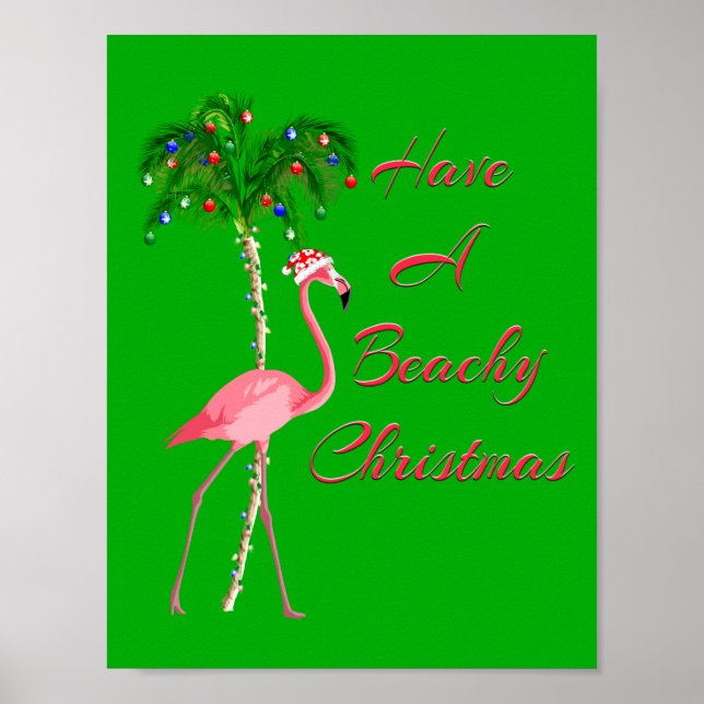 Ha en Beachy-julklapp Poster (Framsidan)