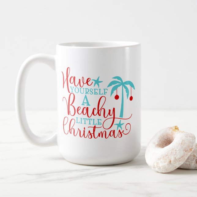 Ha en Beachy Little-jul Kaffemugg (Med munk)