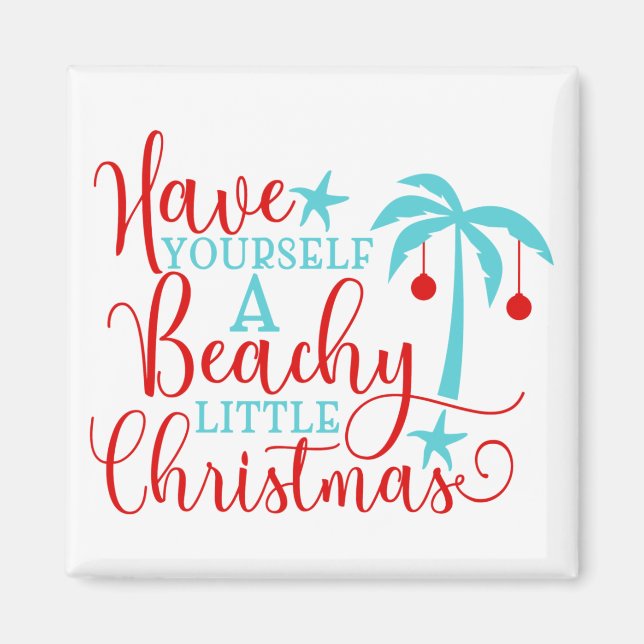 Ha en Beachy Little-jul Magnet (Framsidan)