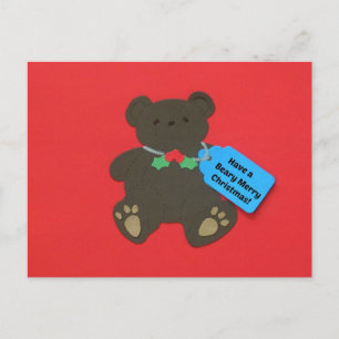 Ha en Beary God jul! Helg Vykort