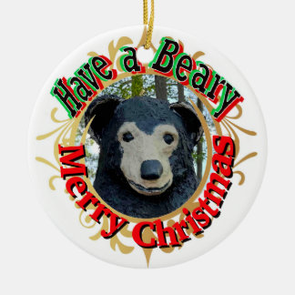 Ha en Beary God jul Julgransprydnad Keramik