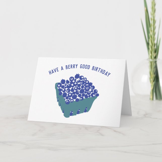 Ha en berry-Bra på födelsedagen Kort (Framsida)