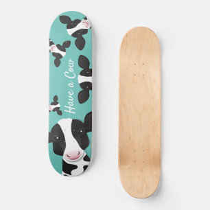 Ha en bild av bläckstråle, vita djur mini skateboard bräda 18,5 cm
