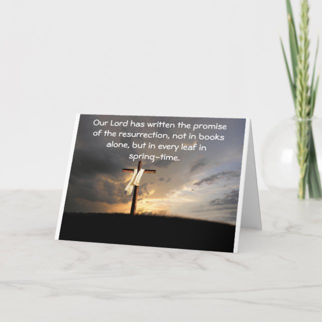 HA EN "BLADIG" OCH "GLAD" PÅSKKORT KORT (Framsida)