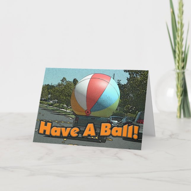 Ha en boll! kort (Framsida)