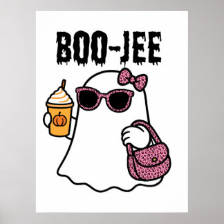 Ha en Boo-jee Halloween-spöke Poster