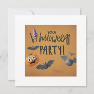 "Ha en Boo-tiful Halloween!" Inbjudningar