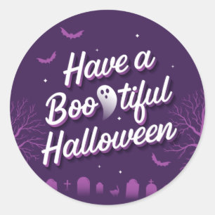 Ha en Bootiful Halloween / Klistermärken