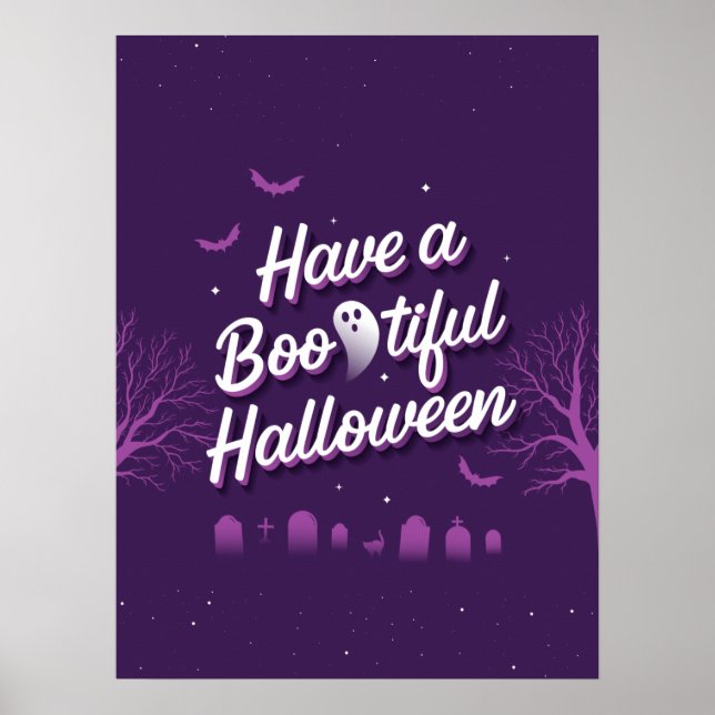 Ha en bootifull Halloween-Poster (18 x 24) Poster (Framsidan)