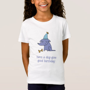 Ha en Borta Bra Birthday Hund med Party Hat T Shirt