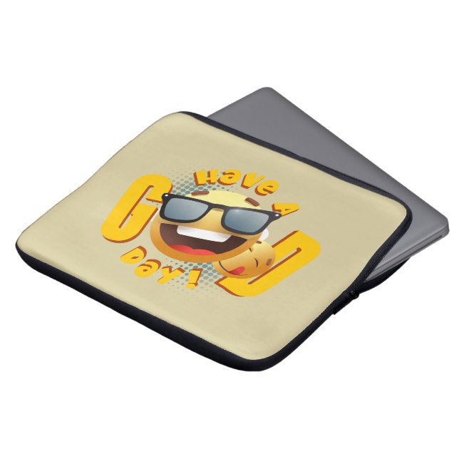 Ha en Bra dag | 13 tum Laptop Fodral (Framsida topp)