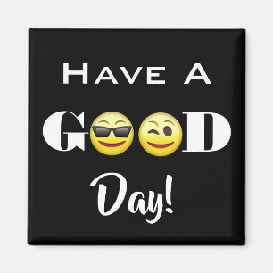 "Ha en bra dag" Emojis Magnet