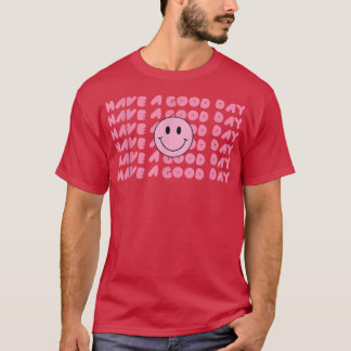 Ha en Bra-dag, Retro Smile Ansikte Ansikte Aesthe T Shirt