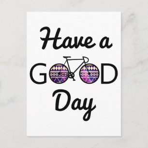 Ha en bra dag vykort
