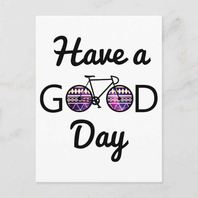 Ha en bra dag vykort (Framsida)