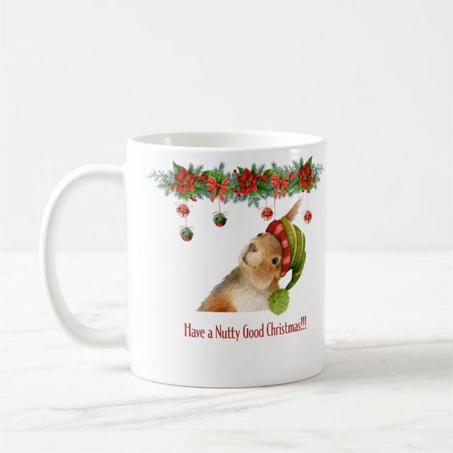 Ha en Bra Julekorre Helgdag Kaffemugg (Vänster)