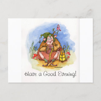 Ha en Bra kväll! Helg Vykort