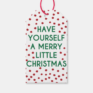 Ha en bra liten julklapp Märkre Presentetikett