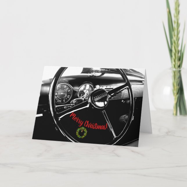 Ha en Chevy liten jul Helgkort (Framsida)
