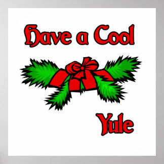 ha en coola Yule Poster