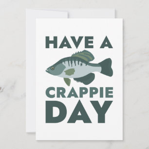 Ha en Crappie-dag Tack Kort