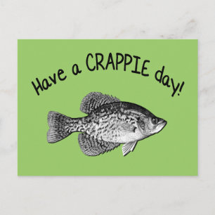 HA EN CRAPPIE-DAG VYKORT