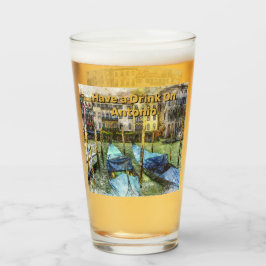 Ha en drink på ___ glaskopp