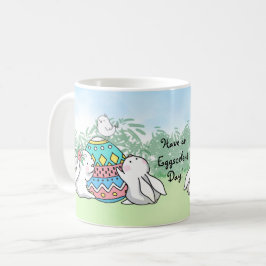 Ha en eggscelent dag bunnies kaffemugg