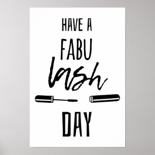 Ha en Fabu Lash Day Poster