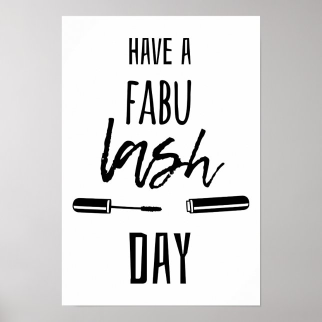 Ha en Fabu Lash Day Poster (Framsidan)