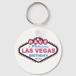 Ha en fantastisk födelsedag i Las Vegas - Nyckelri Nyckelring