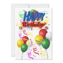 Ha en färgstark Grattis på födelsedagen