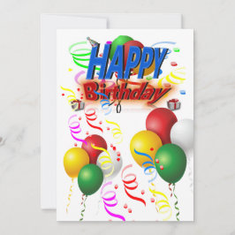 Ha en färgstark Grattis på födelsedagen