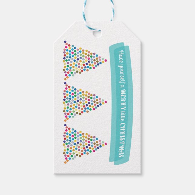 Ha en fin liten julklapp presentetikett (Framsidan)