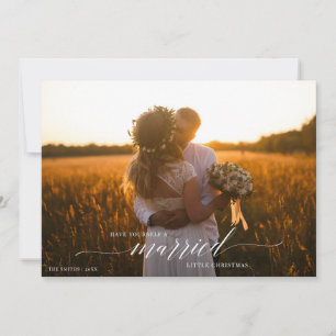 Ha en gift liten jul julkort