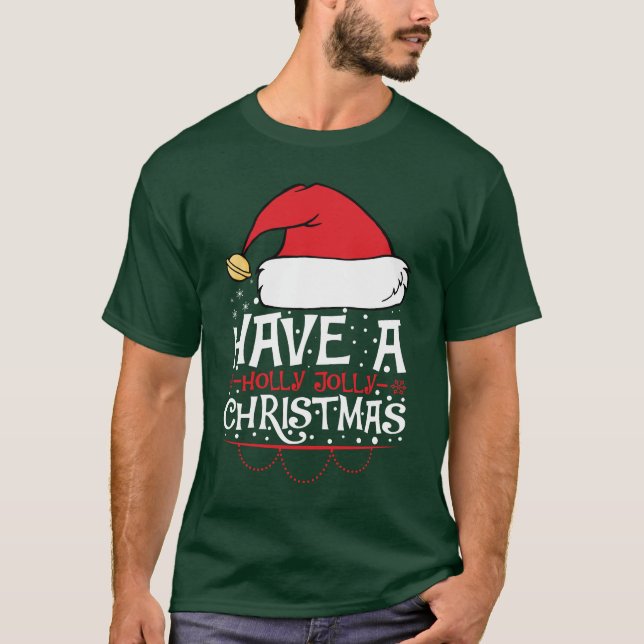 Ha en glad jul  t shirt (Framsida)