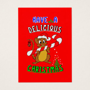 Ha en god jul 25 december visitkort